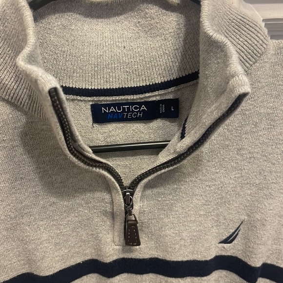 Nautica half zip sweater size large - Picture 2 of 3
